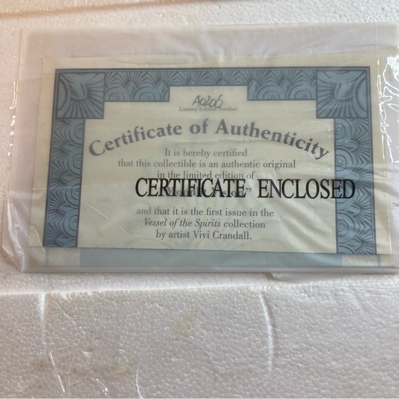 Bradford Exchange Vessel of the Spirits Collection Moonlit Vision #A0206 - Picture 12 of 12